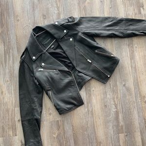 100% leather Biker jacket